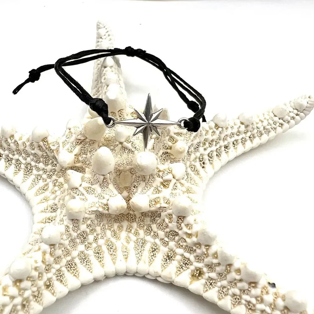 Jackie Gallagher Designs - Waxed Cord Beach Charm Bracelets - Picture 5 of 15